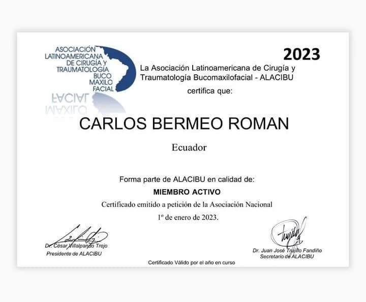 Certified Active Member of ALACIBU 2023